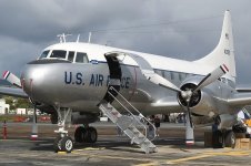 Convair C-131D Samaritan, left front parked, 2006 x.jpg