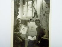 My father with portrait of Guardsmen.jpg