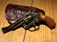 S&W 1962 M34 flat latch & Simply Rugged pancake holster.jpg
