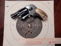 Mustang grips FS & 10 yrd inch target 001.JPG