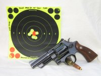 Smith & Wesson pre-27 with 4 inch bbl. and target 002.jpg