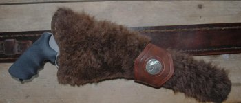 Bison hide rig for .50 S&W mag.jpg