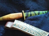 Customized Frontier Knife with Cape Buffalo sheath - 001.jpg