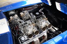 1963 Chevrolet Corvette Grand S port-engine.jpg