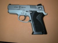 Smith & Wesson CS45 W:Delrin Grips #1.jpg