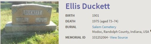 E H Ducket tombstone.JPG