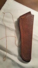 N. J. Rabensburg Unfinished Holster in the Sewing Phase.jpg