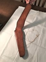Zwiener and Rabensburg Exhibit Detail Backside of Unfinished Holster for Long Barrel Gun.jpg