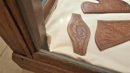 Zwiener and Rabensburg Exhibit Bottom Corner of Display Case with Holster Strap with AW Brill ma.jpg