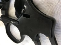 3. S&W 25-5 scratched, unpolished, unstripped left side.jpg