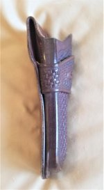 N. J. Rabensburg Made Holster for Stan Nelson Early 1950s Side Few Welt Edge.jpg