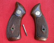 S&W Improved I Frame round butt mini Magna stocks - AF Med - front - SN-570783-ca.jpg