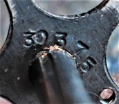 10. sn on back of extractor star.JPG