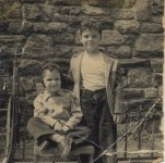 Stu, Arnie, Rifle 1947.jpg