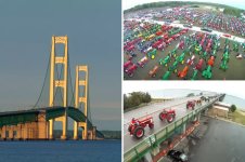 Old Tractos Crossing Mackinaw Bridge.jpg