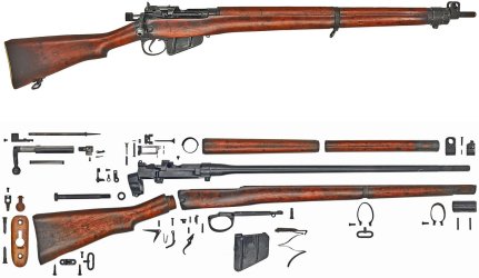 No. 4 Rifle, complete and disassembled.JPG No. 4 Rifle, complete and disassembled.JPG