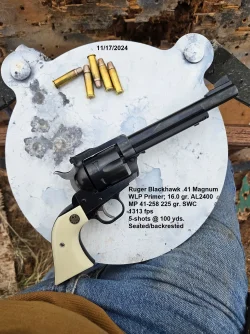 Blackhawk 6.5 in .41 Magnum at 100 yds.webp Blackhawk 6.5 in .41 Magnum at 100 yds.webp