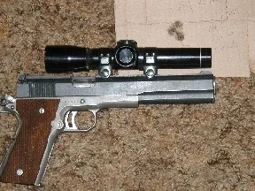 AMT 7 in w scope - 50 yard group 200 swc.webp