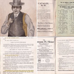 Hermann H. Heiser Sporting Goods Catalog number 20  -  February 1st 1928