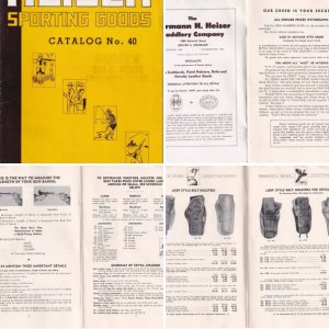 Hermann H. Heiser Sporting Goods Catalog No. 40