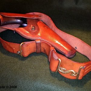 Victory, Canadian belt and holster