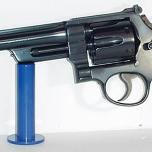 Model 1950 .44 special Target shipped March 1954 letters with factory installed lanyard loop.