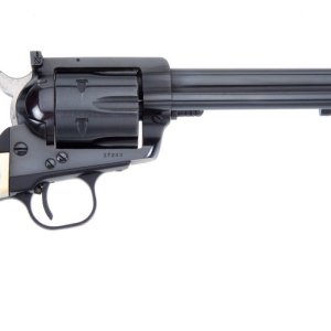 Ruger Blackhawk 44 Magnum with 7 1/2-inch barrel and factory ivory stocks, May 1959
