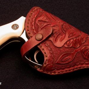S&W model 36 & tooled holster