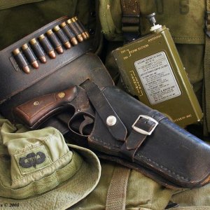 S&W Model 10-5 & Vietnam Water Buffalo Holster