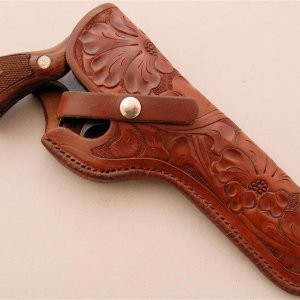K-22 with a George Lawrence holster