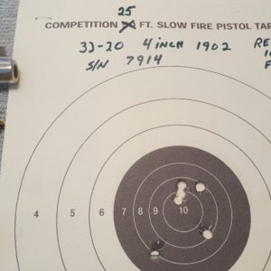32.20 4 inch target no 2