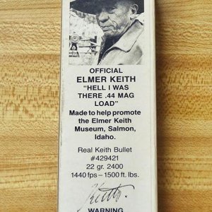 Elmer Keith .44 magnum ammunition