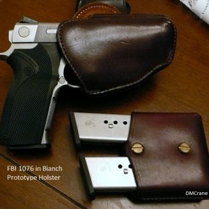 Bianchi FBI 1076 Prototype holster & mag pouch
