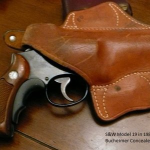 FBI Issue Bucheimer Concealer #C 14 Holster for S&W Model 19