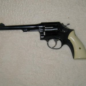10-5 6" pencil barrel converted from 4 heavy to replicate 50s look.  Ex Ferndale  PA.  PD gun.