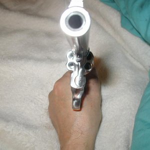 Sleeved barrel 32 s&w still in white.