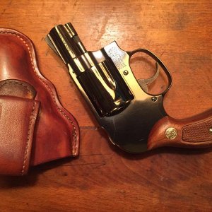 M49 38 Special 1976 Pinned and All Steel With Lawrence Holster