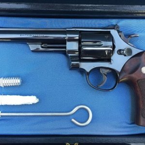 Four screw pre model 29, 44 Magnum that shipped in May of 1957.