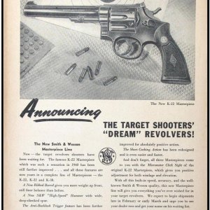 S&W Ad, K 22