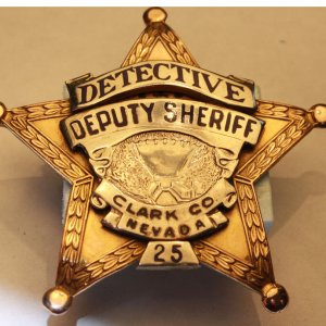 Clark County Nevada Detective badge by Sun Badge Company