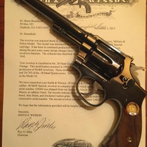 HE 38 Target 1910 With Letter