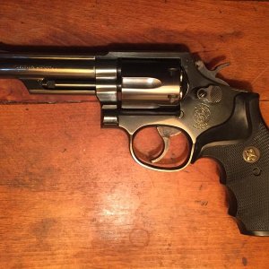 Model 19-P 357 99% With Original Grips Special Ordered by Peru in 1987.  Maybe 3000 Manufactured With a Few Hundred Known to Exist in This Country.  O