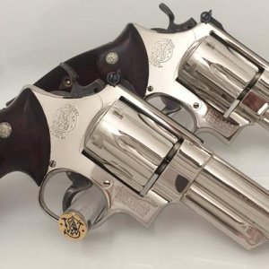 Matching model 29-2 with factory nickel finish that shipped in April of 1964.