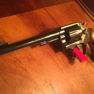 Model 10-5 1967 6 Inch Barrel With High C Prefix SN First Non-Diamond Grips