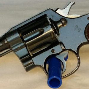 A Colt New Service with 5 inch barrel in 357 Magnum caliber shipped in 1940 to Great Britain.