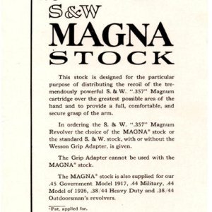 Magna grips flyer from mid 1930's