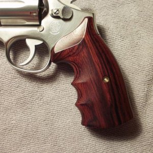Ahrends Tactical Finger Groove Combat Cocobolo K Frame Square Butt Grips