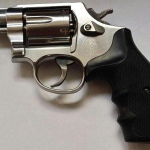 Model 64-6 2 inch round butt. The gun was shipped July 2008 has MIM interior parts but does not have the lock.