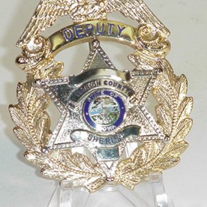 Marion County Iowa sheriff's badge 1970's.