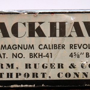End label on box for BKH-41, 8623, March 1967